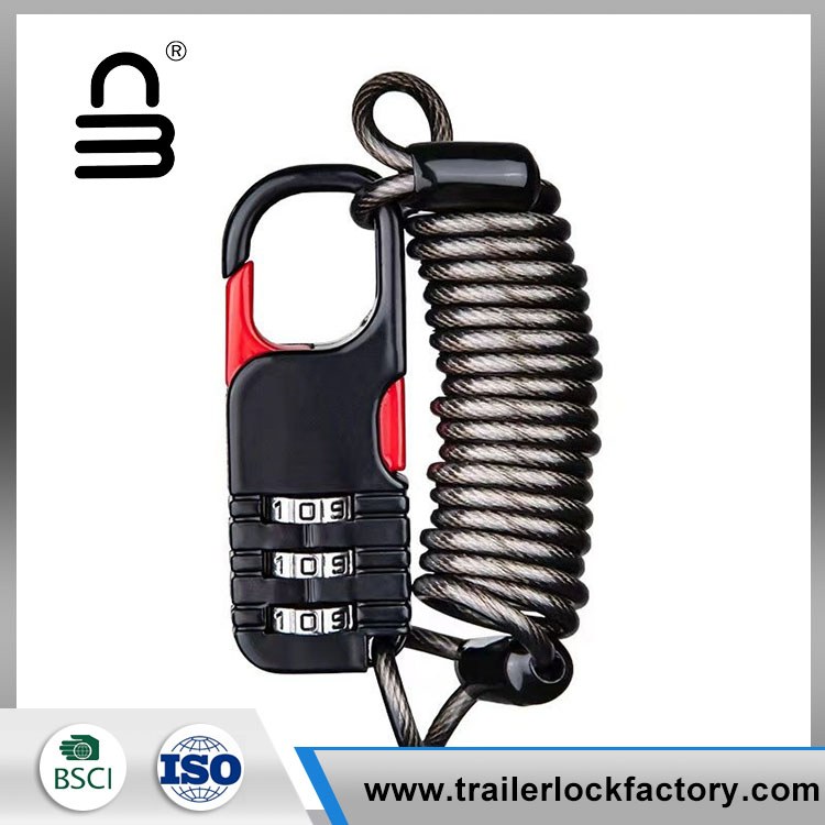 ワイヤーロープヘルメットロック